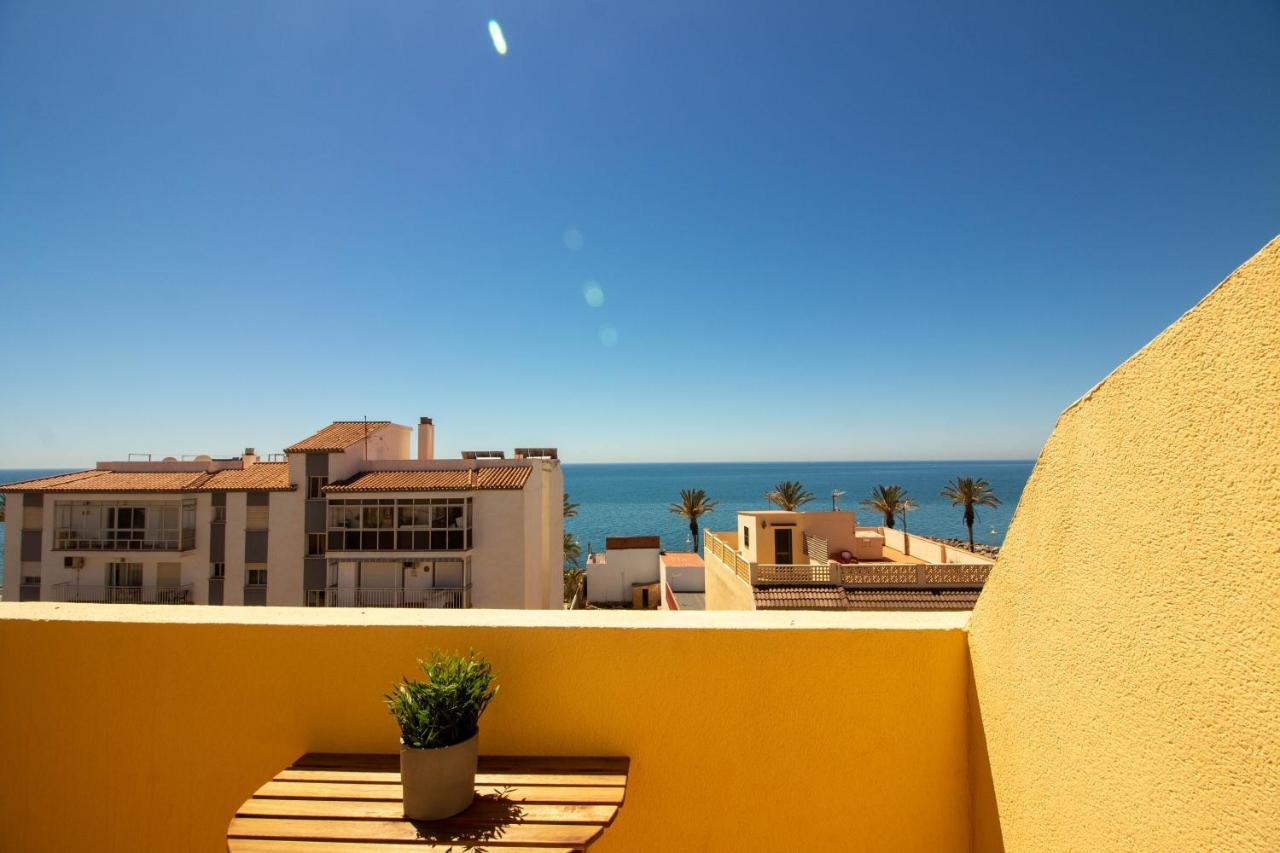 A View Of The Beach Duplex Málaga Eksteriør billede